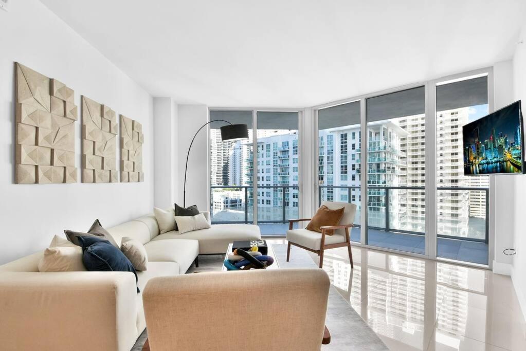 Lovely Upscale Condo Gorgeous View 2Bd 2Bath In Brickell 迈阿密 外观 照片